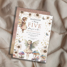 Magical Fairies 5. Geburtstagsparty Einladung