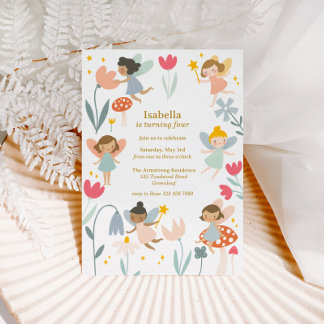 Magical Fairies Birthday Einladung