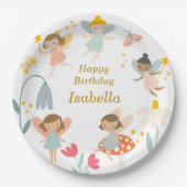 Magical Fairies Party Pappteller (Vorderseite)