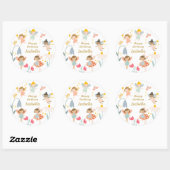 Magical Fairies Party Runder Aufkleber (Blatt)