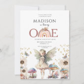 Magical Fairy 1. Geburtstag Einladung (Vorderseite)