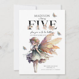 Magical Fairy 5. Geburtstag Einladung