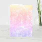 Magical Fairy 6. Geburtstag Karte (Rückseite)