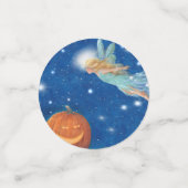 Magical Fairy and Jack O'Lantern Halloween party Konfetti (Klein Vorderseite)
