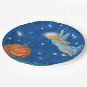 Magical Fairy and Jack O'Lantern Halloween party Pappteller (Schrägansicht)