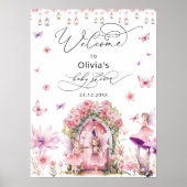 Magical Fairy Baby Dusche Empfang Poster (Vorne)