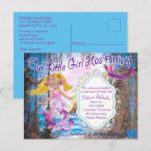 Magical Fairy Baby Mermaid ist da Postkarte (Vorne/Hinten)