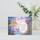 Magical Fairy Baby Mermaid ist da Postkarte (Stehend Vorderseite)