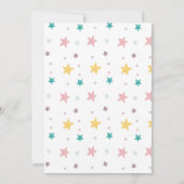 Magical Fairy Birthday Party Wands Pegasus Einladung (Rückseite)