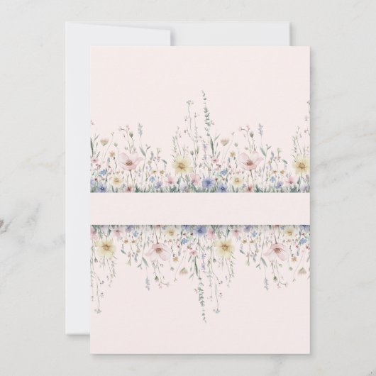 Magical Fairy First Birthday, Fairy Bash Einladung (Rückseite)