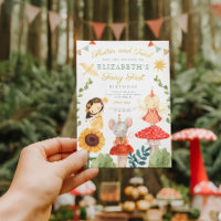 Magical Fairy First Birthday Mushroom Woodland