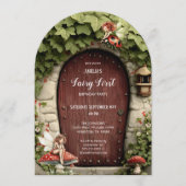 Magical Fairy First Birthday Photo Birthday Einladung (Vorderseite)