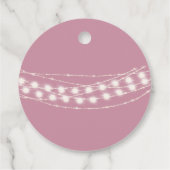 Magical Fairy First Girl Birthday Geschenkanhänger (Rückseite)