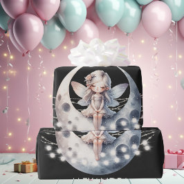 Magical Fairy First Girl Happy Birthday Geschenkpapier