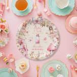 Magical Fairy Floral Garden Pixie 1. Geburtstag Pappteller<br><div class="desc">Fügen Sie eine Touch der Zauberei zu Ihrem kleinen 1. Geburtstag mit unseren Zauberblumengarten Pixie 1. Geburtstagspapier-Tellern hinzu! Diese charmanten Teller sind im skurrilen Stil eines Märchengartens gestaltet und mit zarten Blumenmustern und zauberhaften Feen-Motiven ausgestattet. So schaffen sie eine zauberhafte Atmosphäre für Ihr Party. Unsere Teller sind in Qualität und...</div>