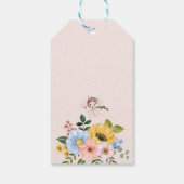 Magical Fairy Floral Garden Pixie Girls Birthday Geschenkanhänger (Rückseite)