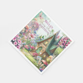 Magical Fairy Forest Party Napkin Serviette (Ecke)