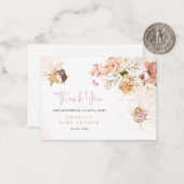 Magical Fairy Garden Baby Dusche Danke Karte (Vorderseite/Rückseite Beispiel)