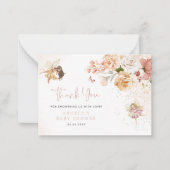 Magical Fairy Garden Baby Dusche Danke Karte (Vorderseite)