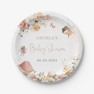Magical Fairy Garden Baby Dusche Pappteller