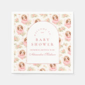 Magical Fairy Garden Baby Shower Serviette (Vorderseite)