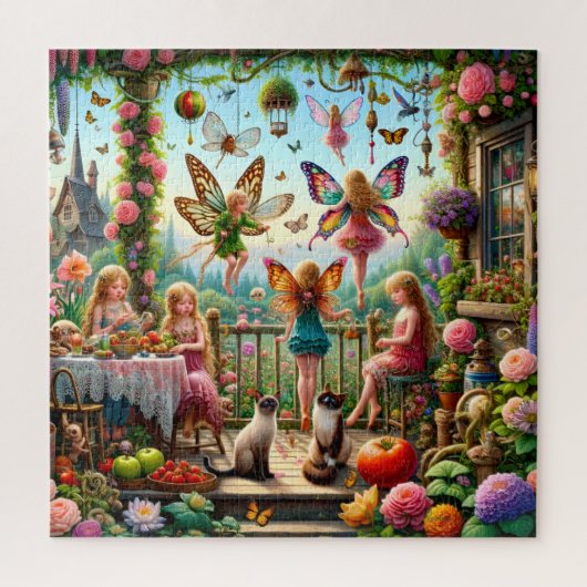 Magical Fairy Garden Bezauberndes Party Puzzle (Vertikal)