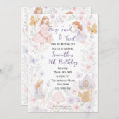 Magical Fairy Garden Geburtstag Einladung (Vorne/Hinten)