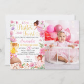 Magical Fairy Girl 1. Geburtstag Einladung (Vorderseite)