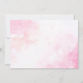 Magical Fairy Girl 1. Geburtstag Einladung (Rückseite)