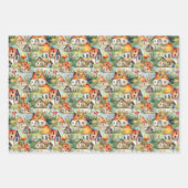 MAGICAL FAIRY HOUSES AND FAIRY VILLAGE GIFT GESCHENKPAPIER SET (Vorderseite 3)