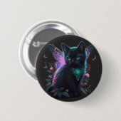 Magical Fairy Kitten Button (Vorne & Hinten)