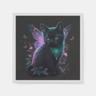 Magical Fairy Kitten Serviette
