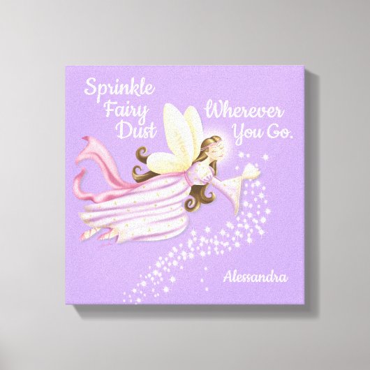 Magical Fairy Lavender Leinwand (Vorderseite)