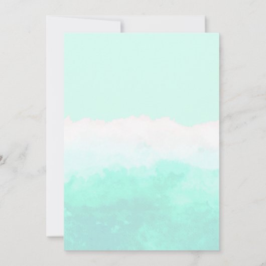 Magical Fairy Mermaid Girl's Birthday Party Einladung (Rückseite)