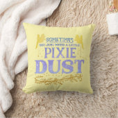 Magical Fairy Pixie Dust Cute Inspirational Quote Kissen (Decke)