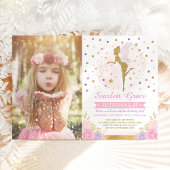 Magical Fairy Pixie Dust Floral Confetti Geburtsta Einladung