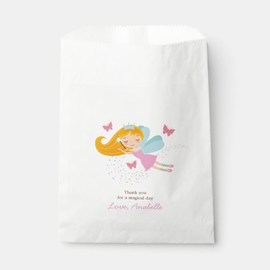 Magical Fairy Princess Birthday Party Geschenktütchen (Vorderseite)