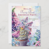 Magical Fairy Rett Date Party Einladung (Rückseite)