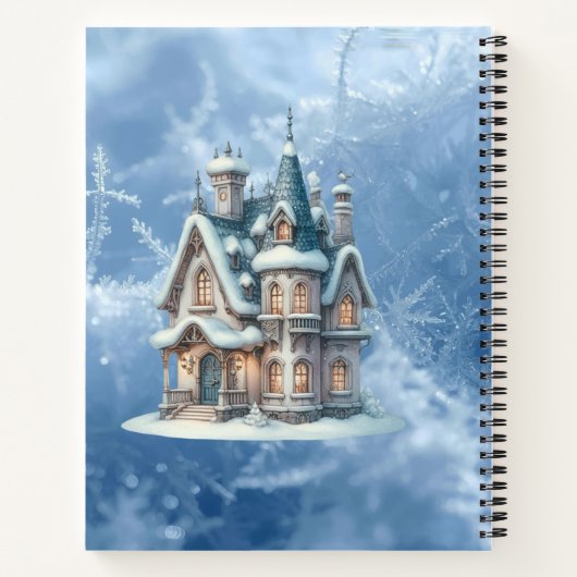 Magical Fairy Tale Castle Spiral Notebook Notizblock (Rückseite)