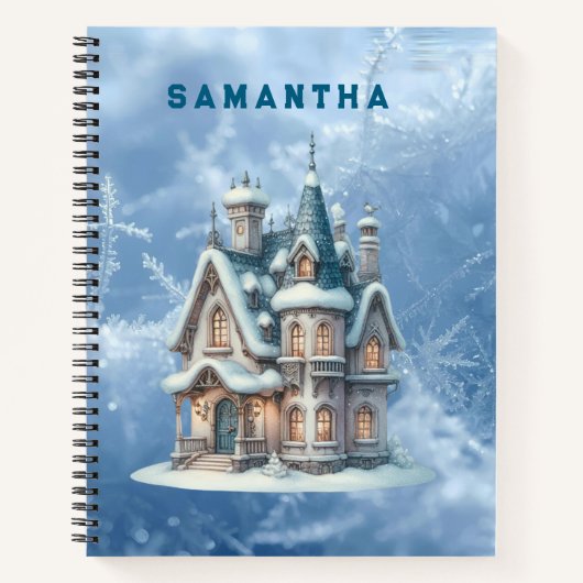 Magical Fairy Tale Castle Spiral Notebook Notizblock (Vorderseite)