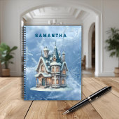 Magical Fairy Tale Castle Spiral Notebook Notizblock