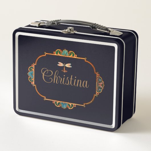 Magical Fairy Tale Fantasy Personalisiert Metall Brotdose (Vorderseite)