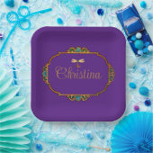 Magical Fairy Tale Fantasy Personalisiert Pappteller (Party)