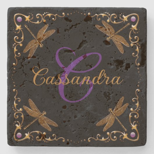 Magical Fairy Tale Fantasy Personalisiert Steinuntersetzer (Vorderseite)