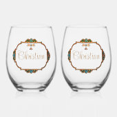 Magical Fairy Tale Fantasy Personalisiert Weinglas Ohne Stiel (Vorderseite)