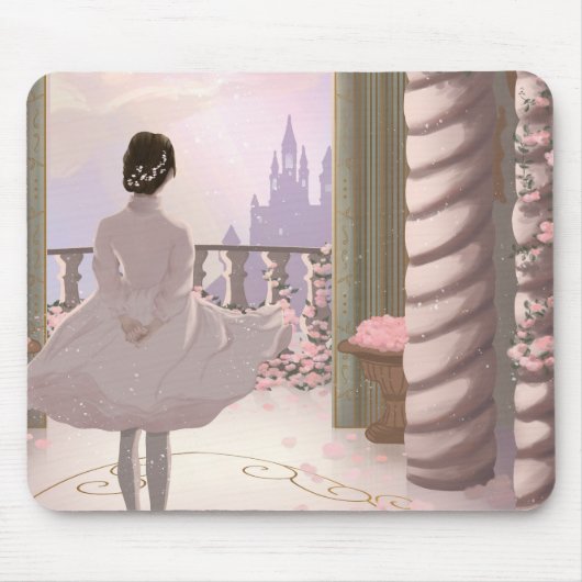 Magical Fairy Tale Palace Mouse Pad Mousepad (Vorne)