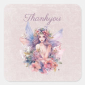 Magical Fairy Thankyou Pastel Sticker & Labels (Vorderseite)