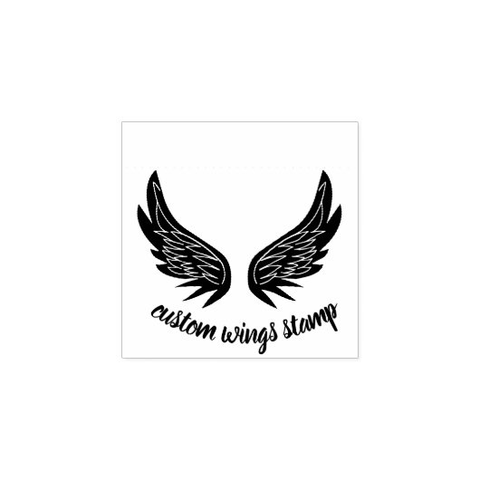 Magical Fairy Wings Gummistempel (Prägung)