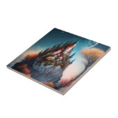 Magical Fantasy Castle Keramik Tile Fliese (Seite)