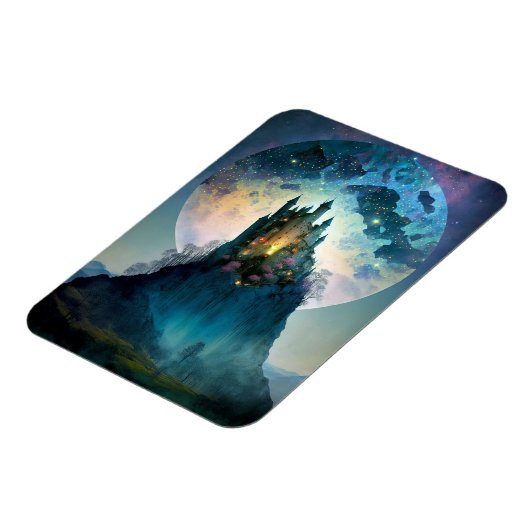 Magical Fantasy Castle Magnet (Linke Seite)
